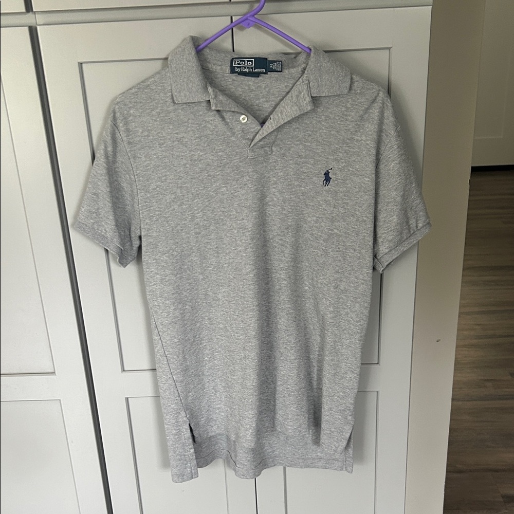 Polo by Ralph Lauren Light Gray Men's Polo Shirt